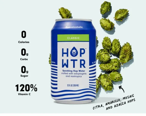 Classic Sparkling Hop Water (12 Cans) - Image 4