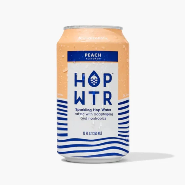 Peach Sparkling Hop Water (12 Cans)