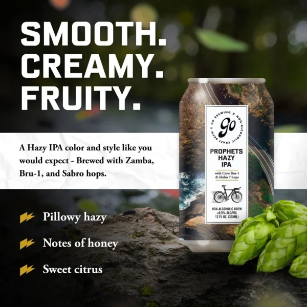 Prophets Hazy IPA – Smooth, Cream, Fruity - Image 2