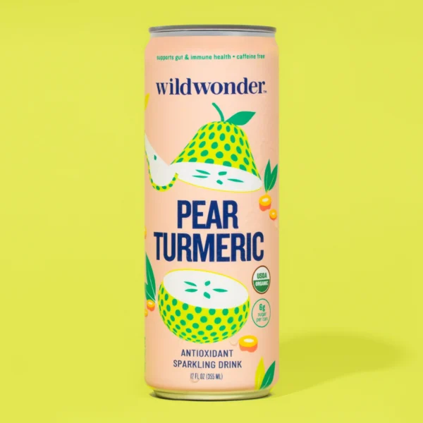 Pear Turmeric Sparkling Antioxidant Drink (12 Cans)