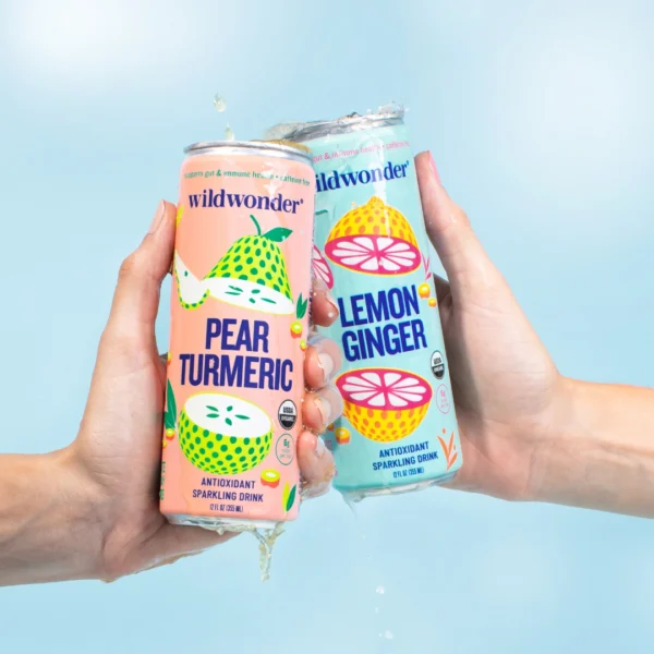 Pear Turmeric Sparkling Antioxidant Drink (12 Cans) - Image 3