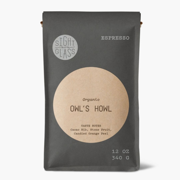 Organic Owl’s Howl Espresso, 12 oz Whole Bean