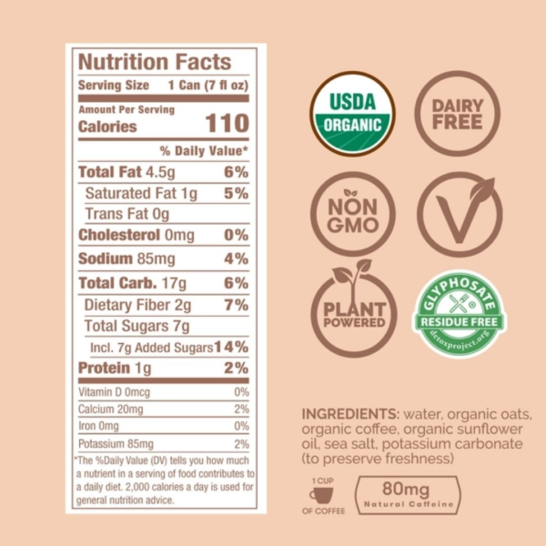 Rise Oat Milk Nitro Cold Brew Latte (12-Packs) - Image 7