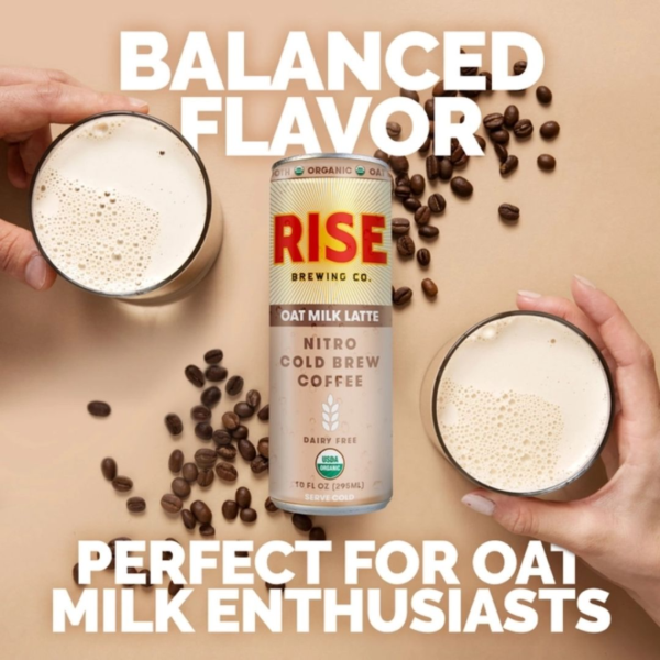 Rise Oat Milk Nitro Cold Brew Latte (12-Packs) - Image 8