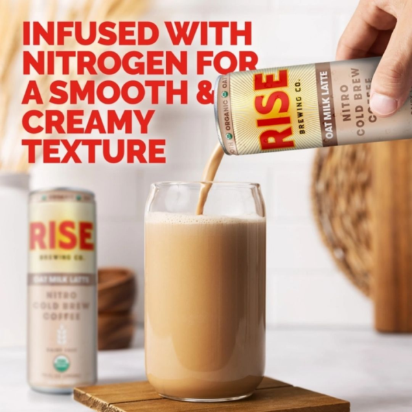 Rise Oat Milk Nitro Cold Brew Latte (12-Packs) - Image 2