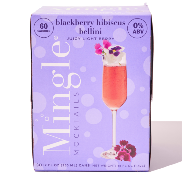 Mingle Mocktails Blackberry Hibiscus Bellini - Image 5