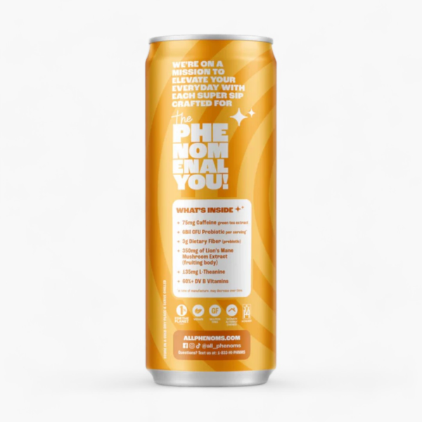 All Phenoms Citrus Ginger: Energy Blend (Pack of 12) - Image 3