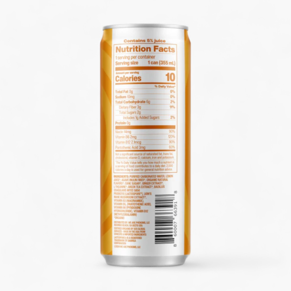 All Phenoms Citrus Ginger: Energy Blend (Pack of 12) - Image 4