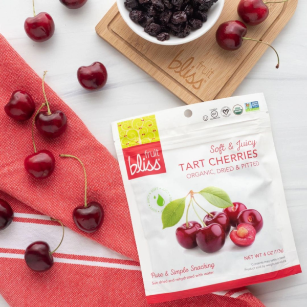 Fruit Bliss Organic Tart Cherries Snacks 4 oz. (Case of 6) - Image 4