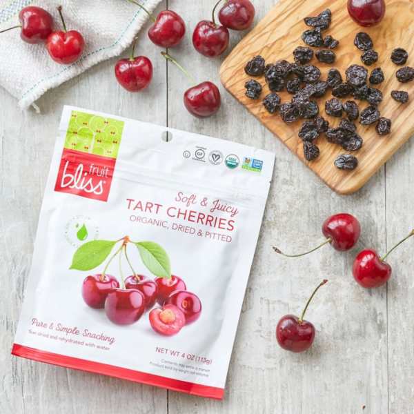 Fruit Bliss Organic Tart Cherries Snacks 4 oz. (Case of 6) - Image 5