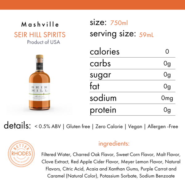 Mashville Non-Alcoholic Whiskey Alternative - Image 3