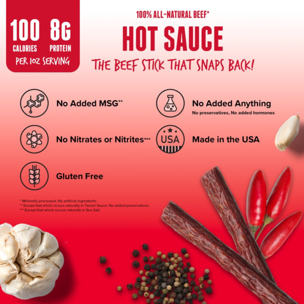 Bajavida Hot Sauce Beef Stick - Image 7