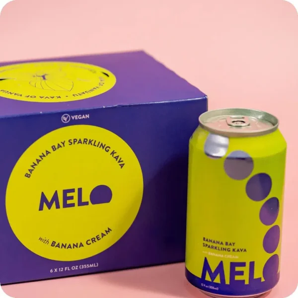 Melo Banana Cream Sparkling Kava (Pack of 12) - Image 2