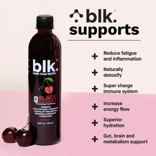 Blk. Water Black Cherry (Pack of 12) - Image 2