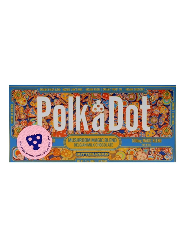 Butterlicious PolkaDot Magic Mushroom Belgian Chocolate
