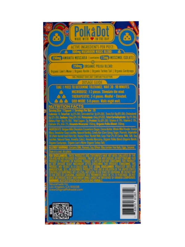 Butterlicious PolkaDot Magic Mushroom Belgian Chocolate - Image 2