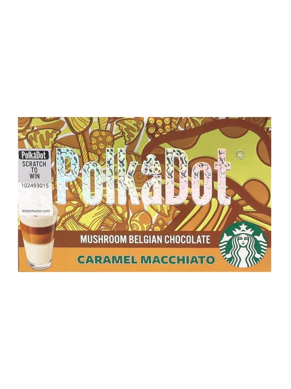 Caramel Macchiato PolkaDot Magic Mushroom Belgian Chocolate