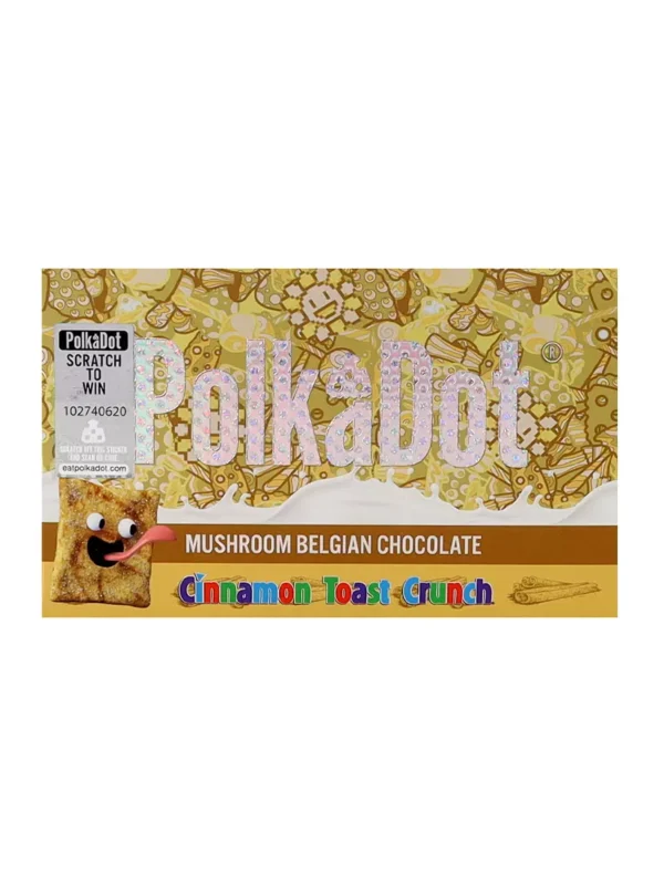 Cinnamon Toast Crunch PolkaDot Magic Mushroom Belgian Chocolate