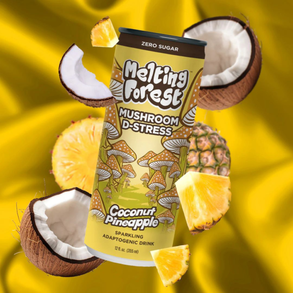 Coconut Pineapple Mushroom D-Stress Drink - Image 2