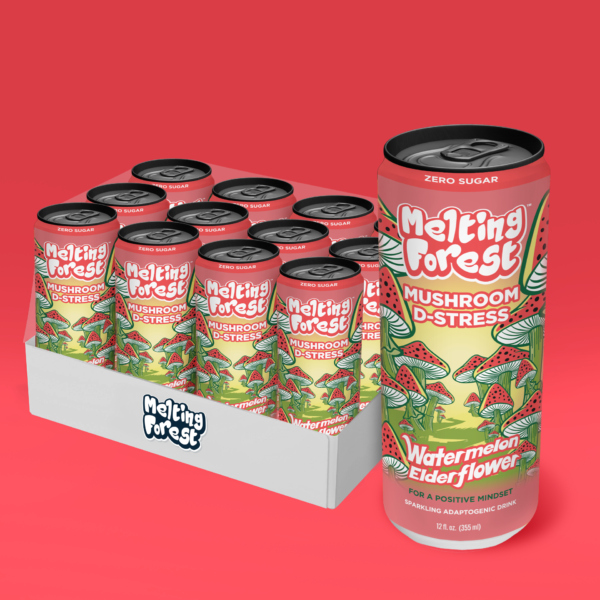 Watermelon Elderflower Mushroom D-Stress Drink - Image 4