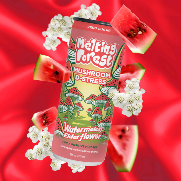 Watermelon Elderflower Mushroom D-Stress Drink - Image 3