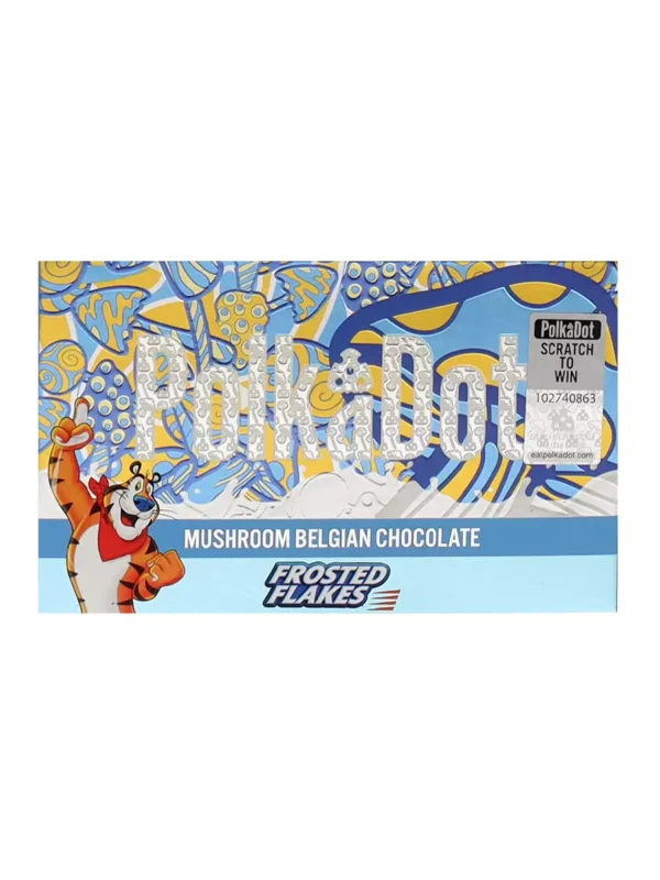 Frosted Flakes PolkaDot Magic Mushroom Belgian Chocolate