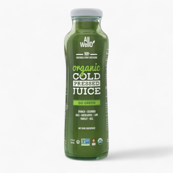 AllWellO Go Green Organic Cold-Pressed Juice (6 Packs)