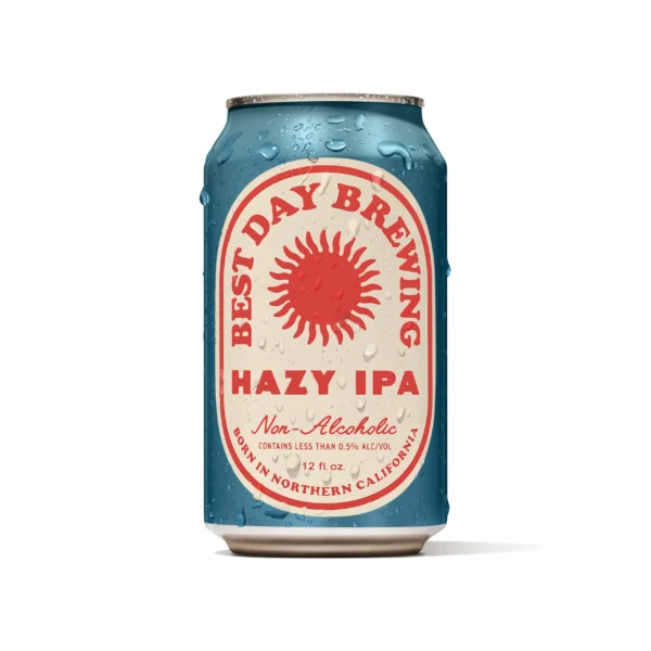 Best Day Brewing Hazy IPA Non-Alcoholic Beer