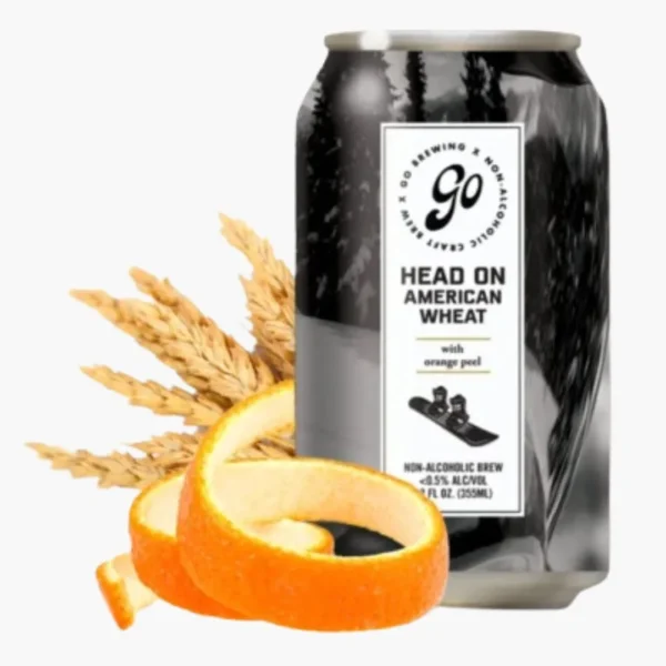 Head On American Wheat Non Alcoholic Beer - Image 3