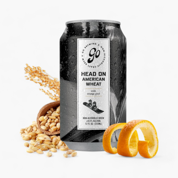 Head On American Wheat Non Alcoholic Beer