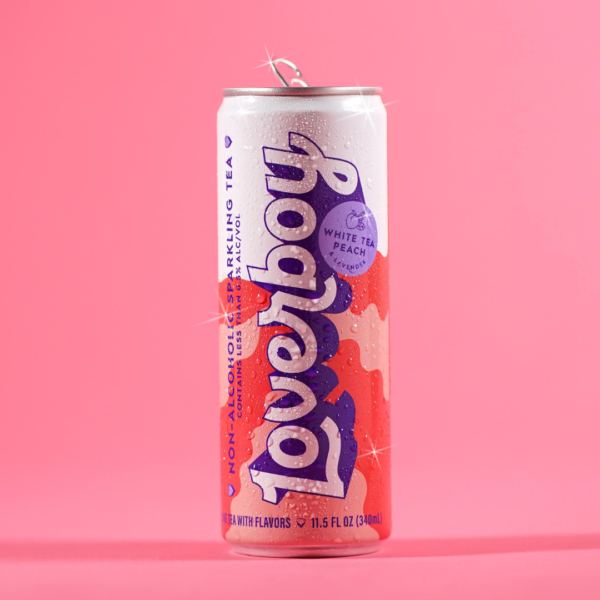 Loverboy Non-Alc White Tea Peach & Lavender (12-Packs)