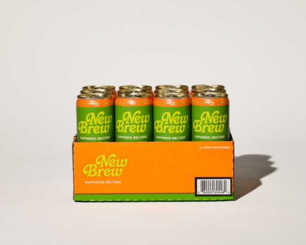 New Brew Mango Euphoric Seltzer (24-Cans) - Image 2
