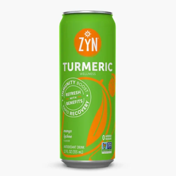Zyn Mango Lychee Turmeric Wellness Drink (12-Cans)
