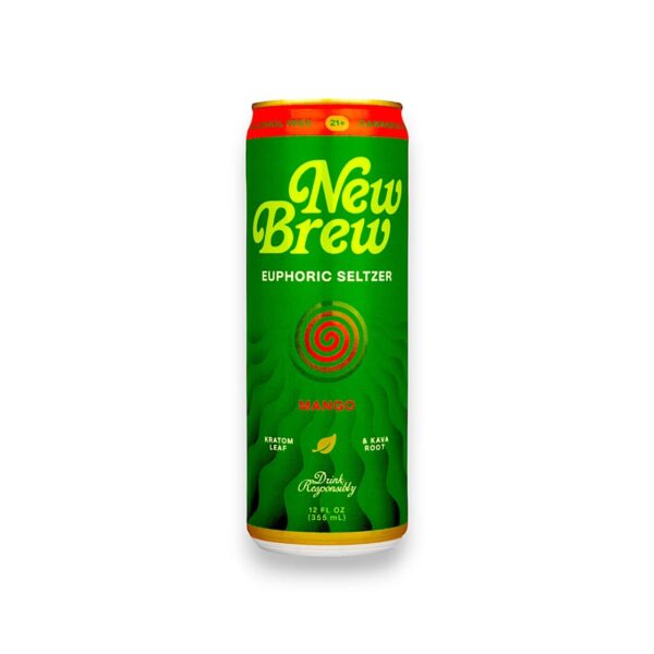 New Brew Mango Euphoric Seltzer (24-Cans)