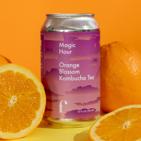 Magic Hour Orange Blossom Kombucha Tea (12 Cans) - Image 4