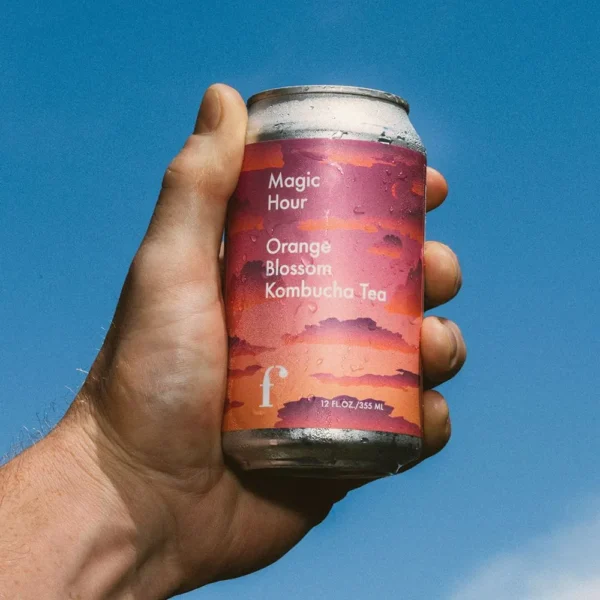 Magic Hour Orange Blossom Kombucha Tea (12 Cans)