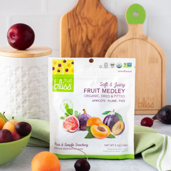 Fruit Bliss Organic Fruit Medley Snacks 5 oz ( Case of 6 ) - Image 3