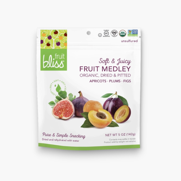 Fruit Bliss Organic Fruit Medley Snacks 5 oz ( Case of 6 )