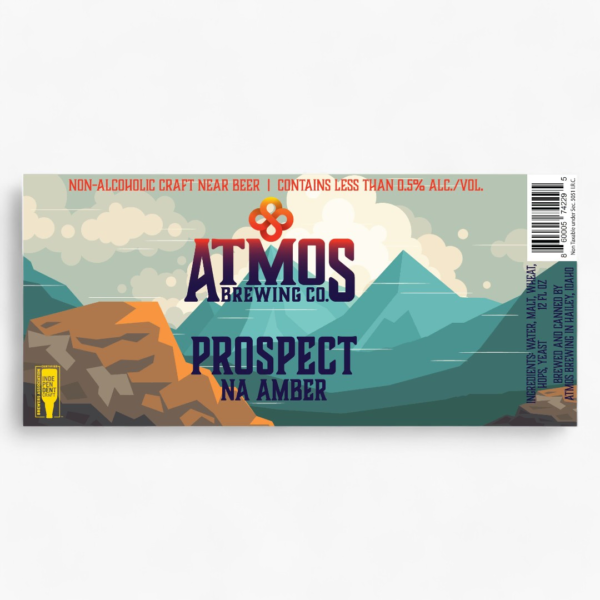 Atmos Brewing Prospect Non-Alcoholic Amber - Image 2
