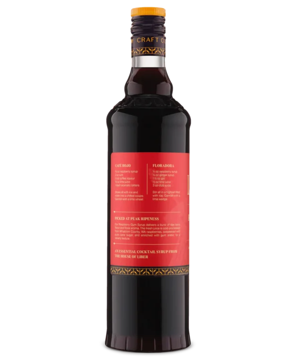 Liber & Co. Raspberry Gum Syrup - Image 6