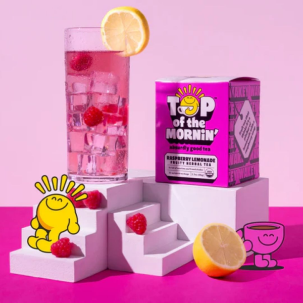 Top of the Mornin’ Raspberry Lemonade Fruity Herbal Tea - Image 5
