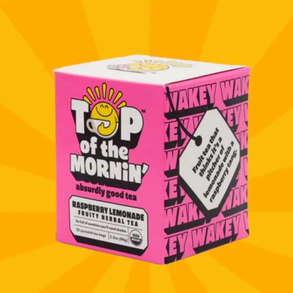 Top of the Mornin’ Raspberry Lemonade Fruity Herbal Tea