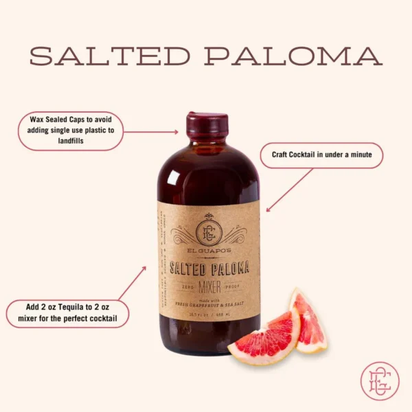 El Guapo Salted Paloma Zero Proof Mixer - Image 2