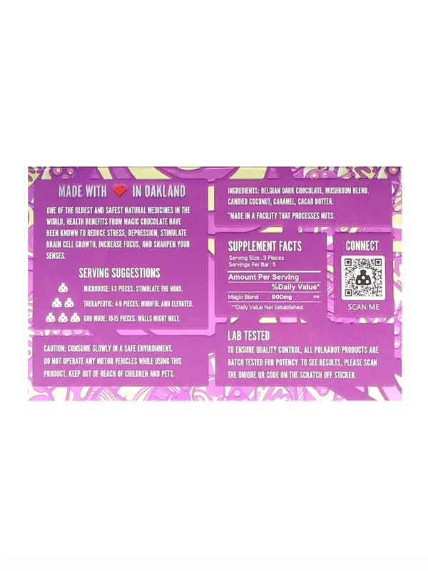 Samoas PolkaDot Magic Mushroom Belgian Chocolate - Image 2