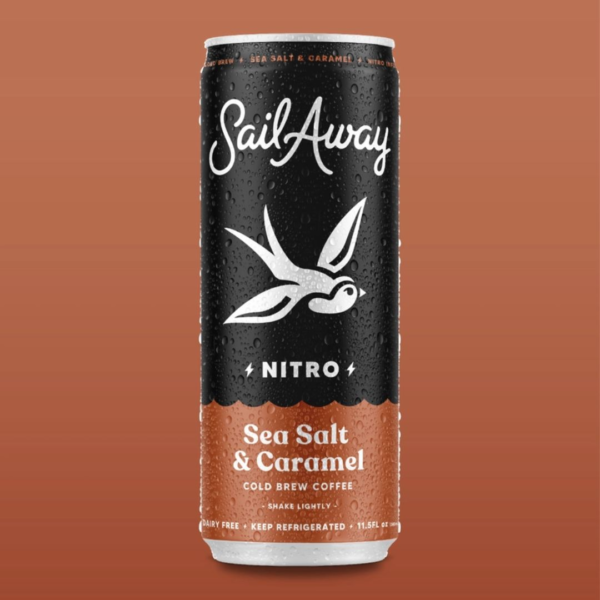 Sail Away Nitro Cold Brew Organic Coffee – Sea Salt & Caramel (12-Packs) - Image 2
