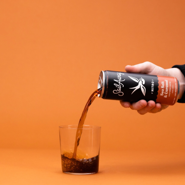 Sail Away Nitro Cold Brew Organic Coffee – Sea Salt & Caramel (12-Packs) - Image 3
