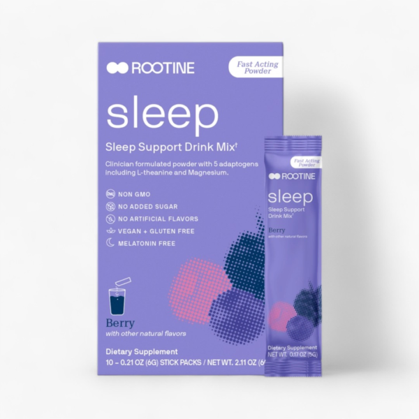 Rootine Sleep – Adaptogen Drink Mix For Sleep Support (3 Packs) - Image 2