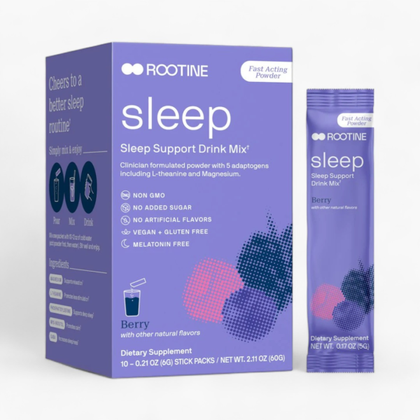 Rootine Sleep – Adaptogen Drink Mix For Sleep Support (3 Packs) - Image 4