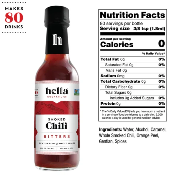 Hella Cocktail Co. Smoked Chili Bitters - Image 2