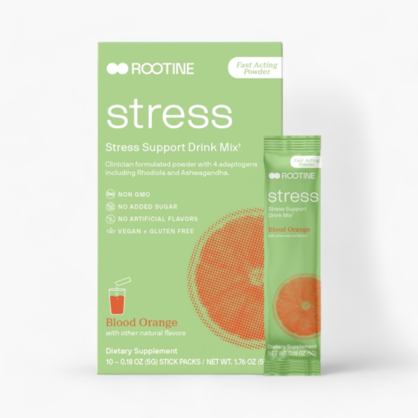 Rootine Stress Support Adaptogen Drink Mix (3 Packs) - Image 2
